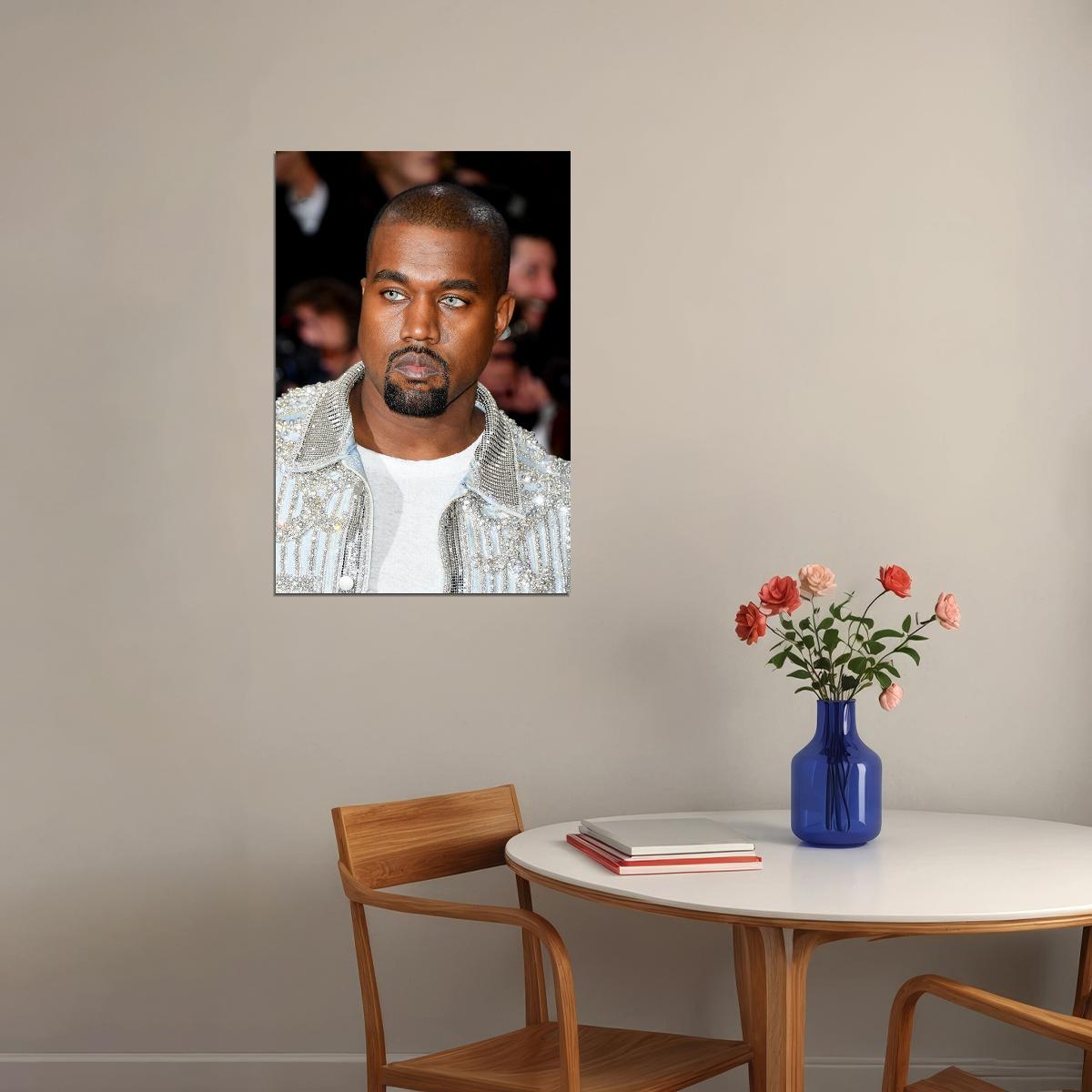 Kanye West Rapper Entrepreneur Artist Poster Wall Art Print Home Wall Decor - xonomax