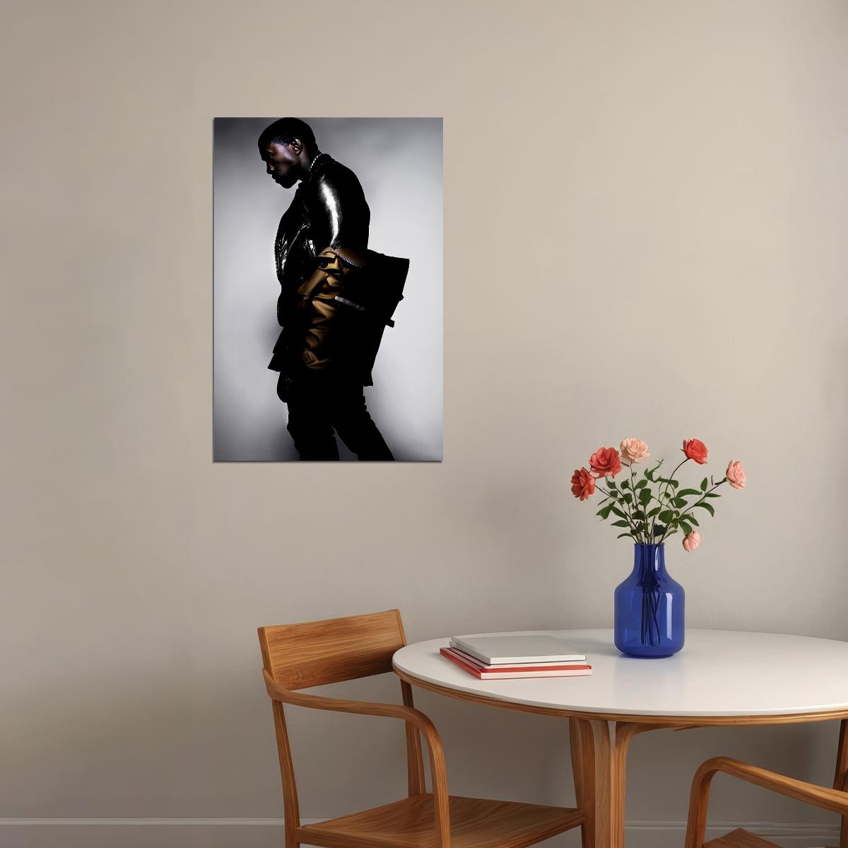 Kanye West Rapper Record Producer Singer Poster Wall Art Print Home Wall Decor - xonomax