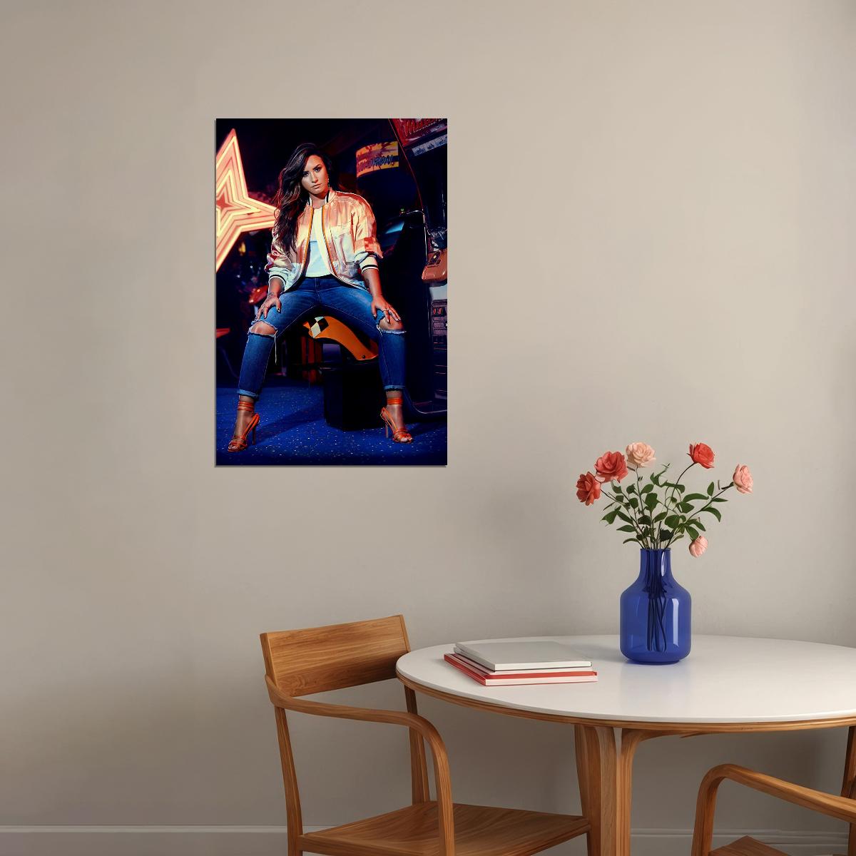 Demi Lovato Sexy Actress Singer Star Beautiful Model Poster Wall Art Print Home Wall Decor - xonomax