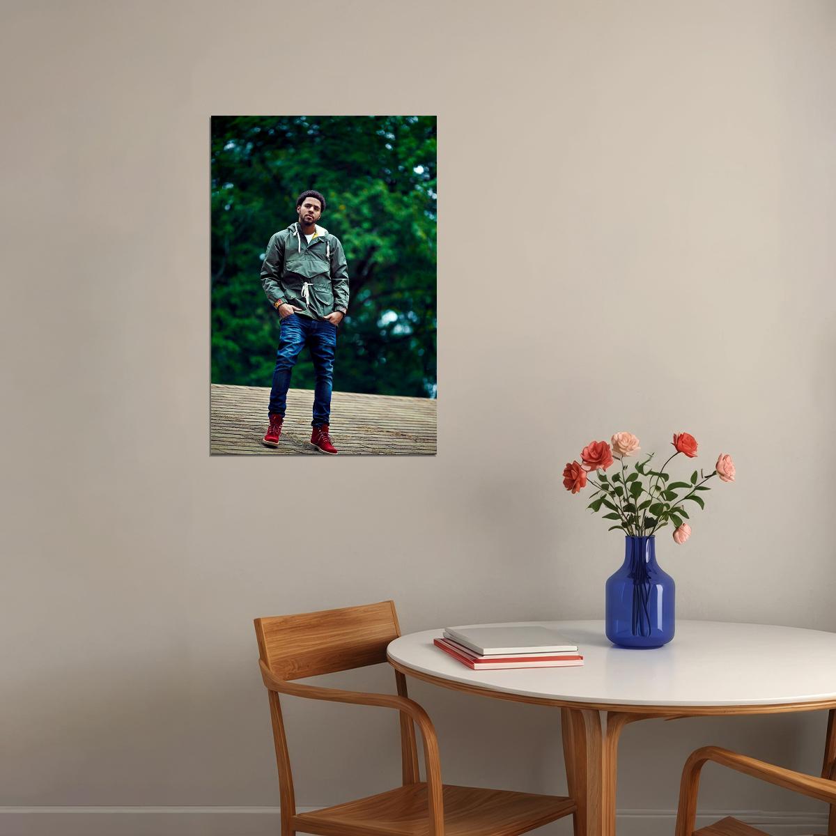J Cole 2014 Forest Hills Drive Music Album Poster Wall Art Print Home Wall Decor - xonomax