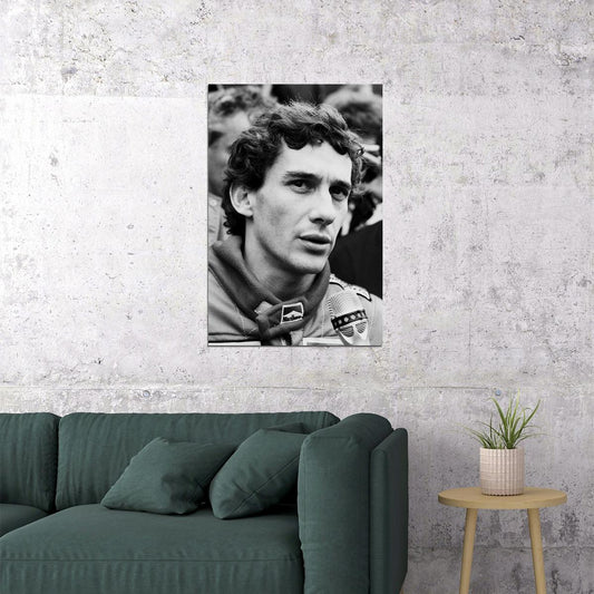 Ayrton Senna F1 Formula Car Racing Sport Poster Wall Art Print Home Wall Decor - xonomax