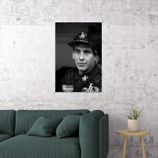 Ayrton Senna F1 Formula Car Racing Poster Wall Art Print Home Wall Decor - xonomax