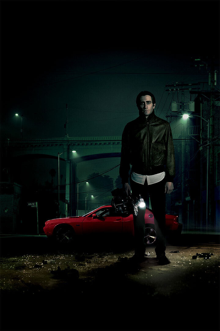 Nightcrawler 2014 Classic Movie Jake Gyllenhaal Poster Wall Art Print Home Wall Decor