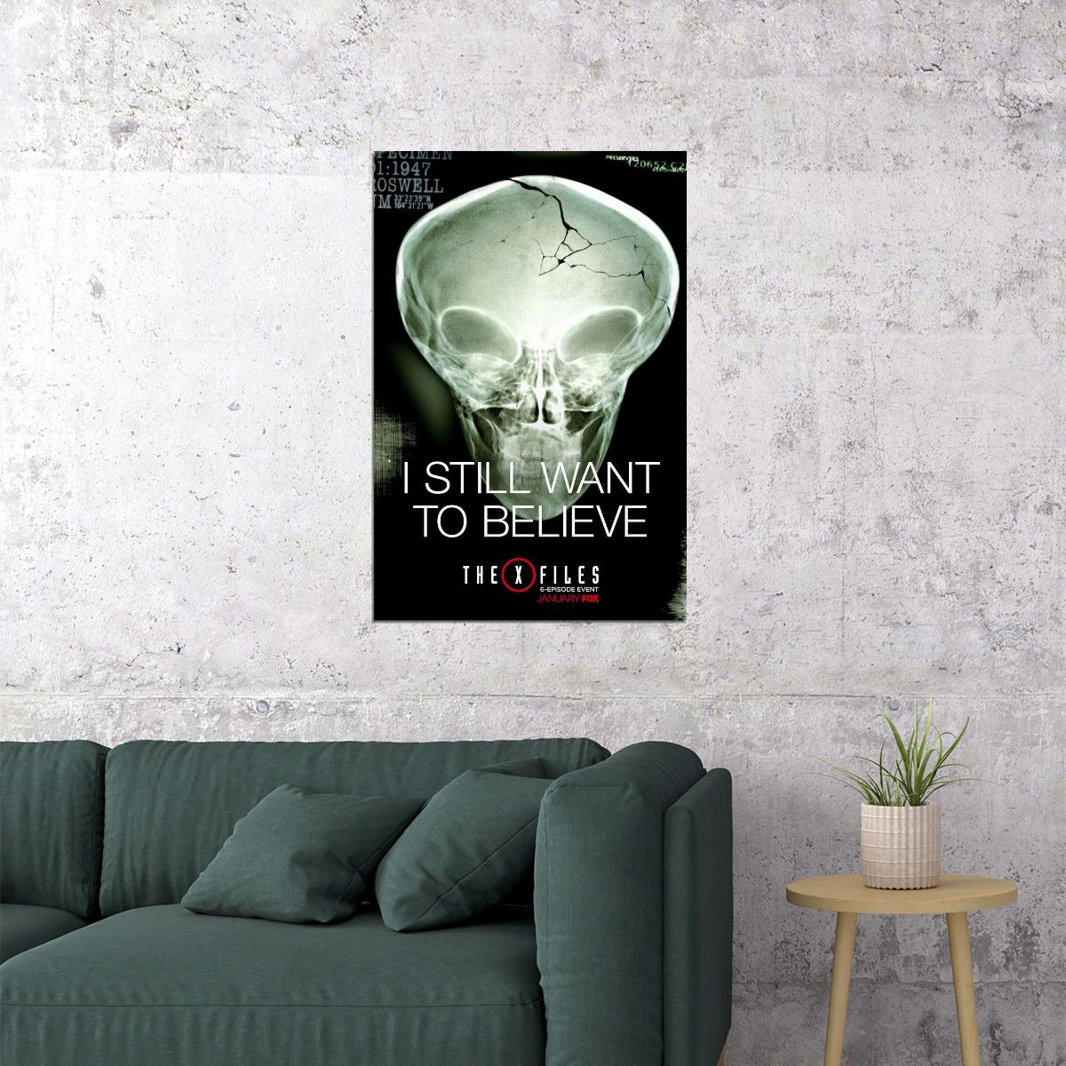 The X Files 11th Tv Season Drama Mystery Thriller Poster Wall Art Print Home Wall Decor - xonomax