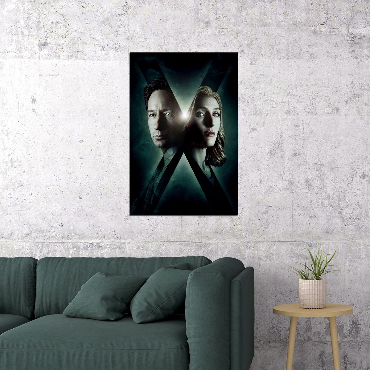 The X Files 11th Tv Season Science Fiction Crime Poster Wall Art Print Home Wall Decor - xonomax