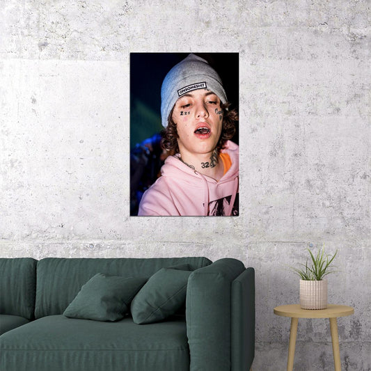 Lil Xan American Rap Music Singer Rapper Star Poster Wall Art Print Home Wall Decor - xonomax