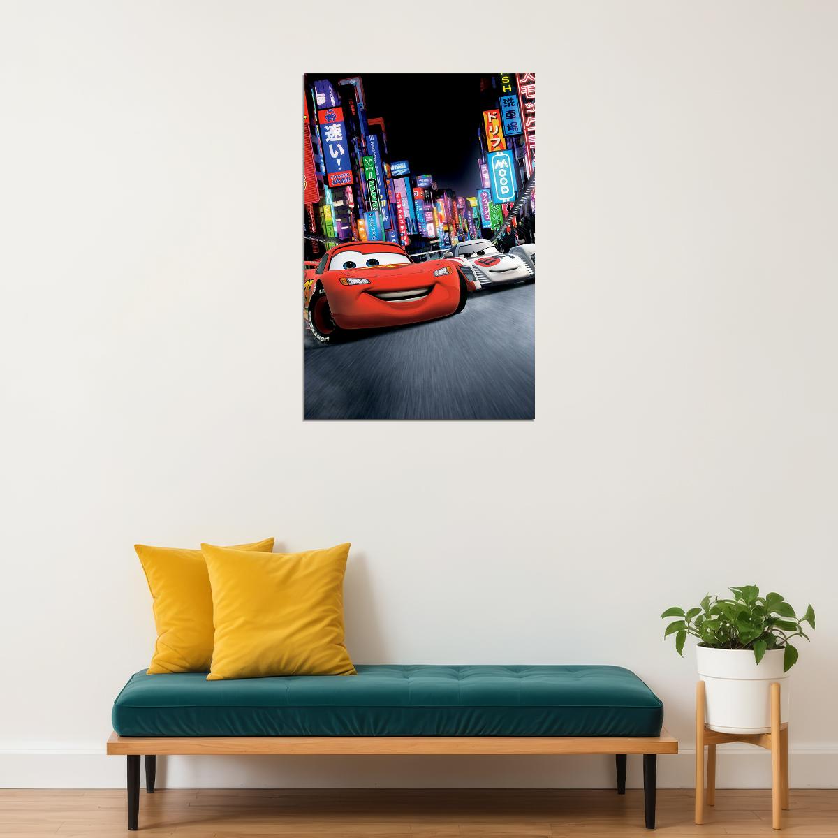 Cars 2 Movie Animation Comedy Action Poster Wall Art Print Home Wall Decor - xonomax