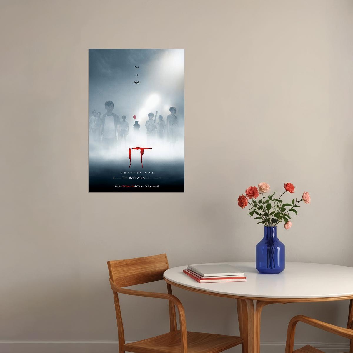 It Movie 2017 Stephen King Pennywise Horror Crime Poster Wall Art Print Home Wall Decor - xonomax