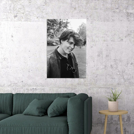 Actor Johnny Depp Music Star Young Poster Wall Art Print Home Wall Decor - xonomax