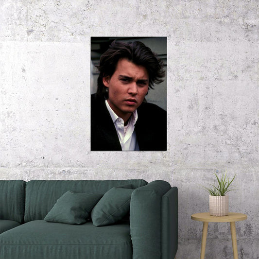 Actor Johnny Depp Music Star Young Poster Wall Art Print Home Wall Decor - xonomax