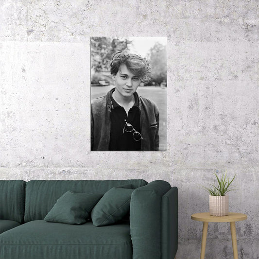 Actor Johnny Depp Music Star Young Actress Poster Wall Art Print Home Wall Decor - xonomax