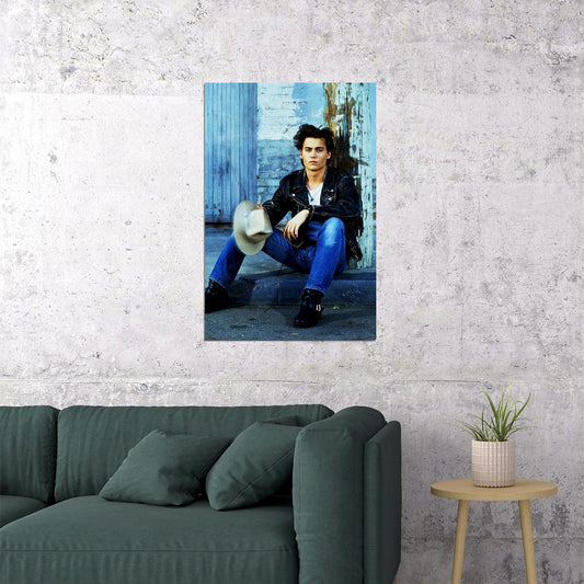 Actor Johnny Depp Music Star Young Musician Poster Wall Art Print Home Wall Decor - xonomax