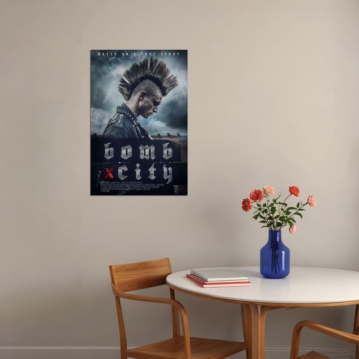 Bomb City Movie Jameson Brooks Dave Davis Crime Poster Wall Art Print Home Wall Decor - xonomax