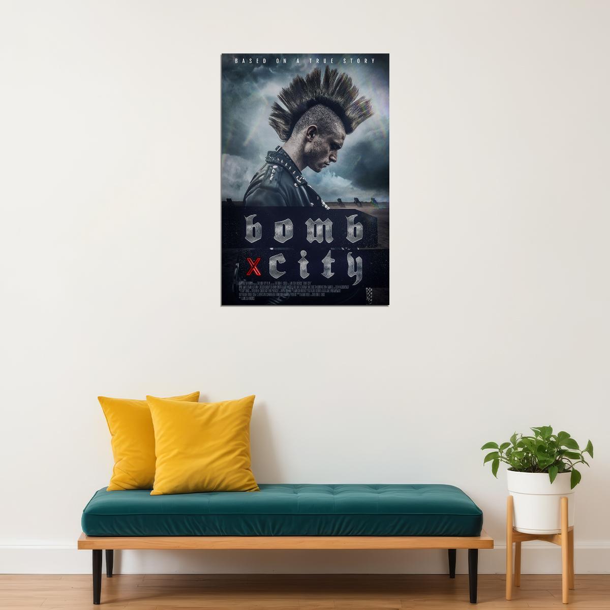 Bomb City Movie Jameson Brooks Dave Davis Crime Poster Wall Art Print Home Wall Decor - xonomax
