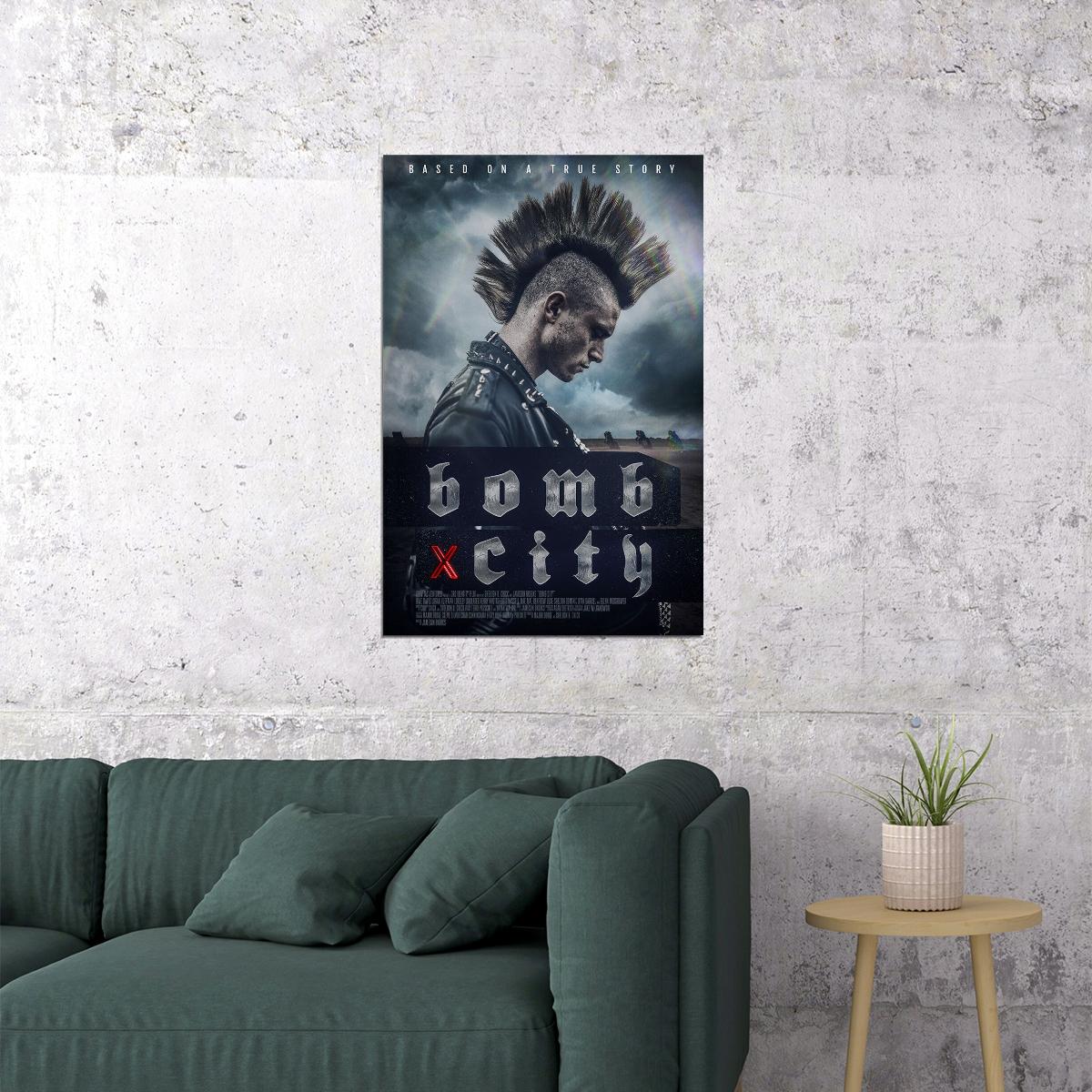 Bomb City Movie Jameson Brooks Dave Davis Crime Poster Wall Art Print Home Wall Decor - xonomax