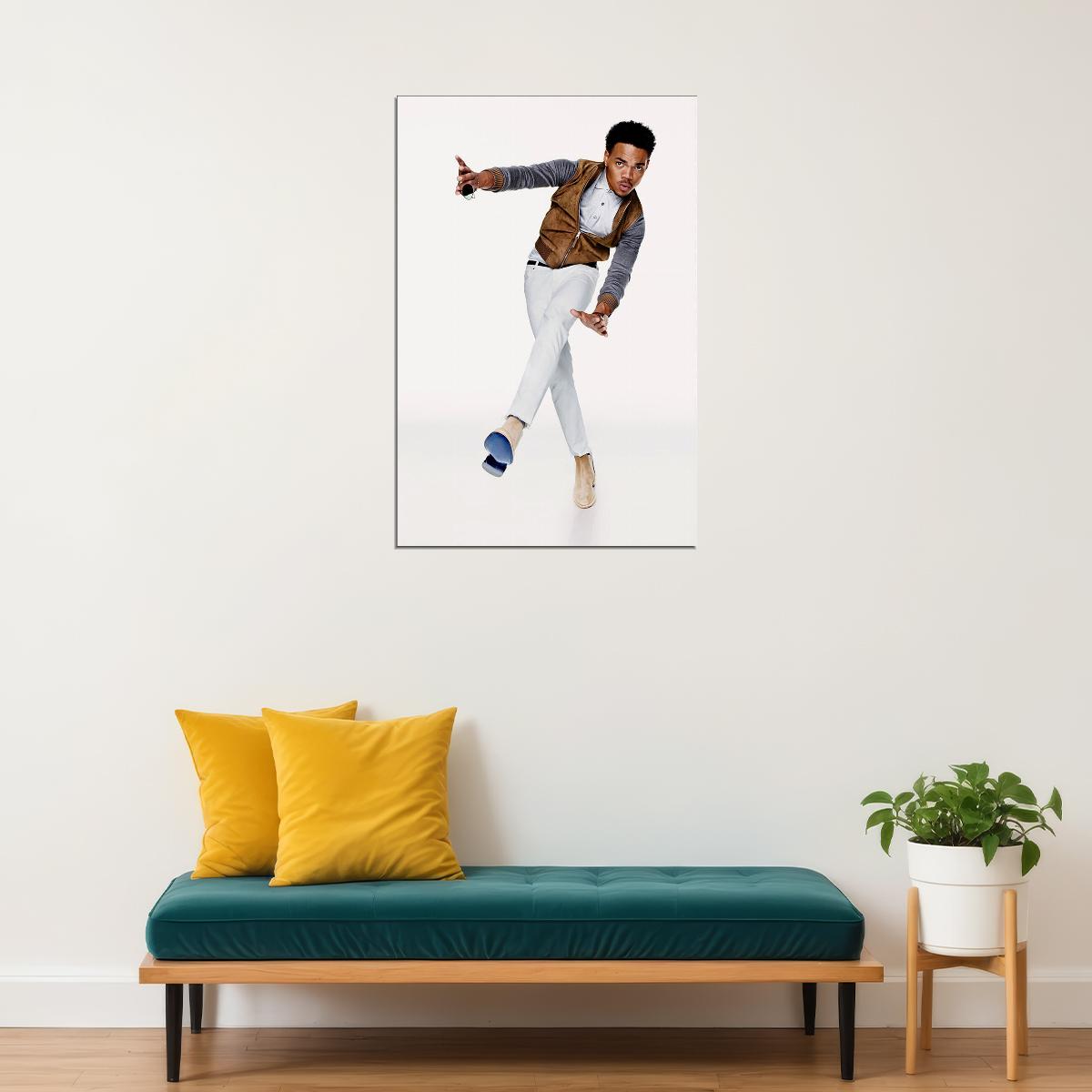 Chance The Rapper Famouse Music Songwriter Poster Wall Art Print Home Wall Decor - xonomax