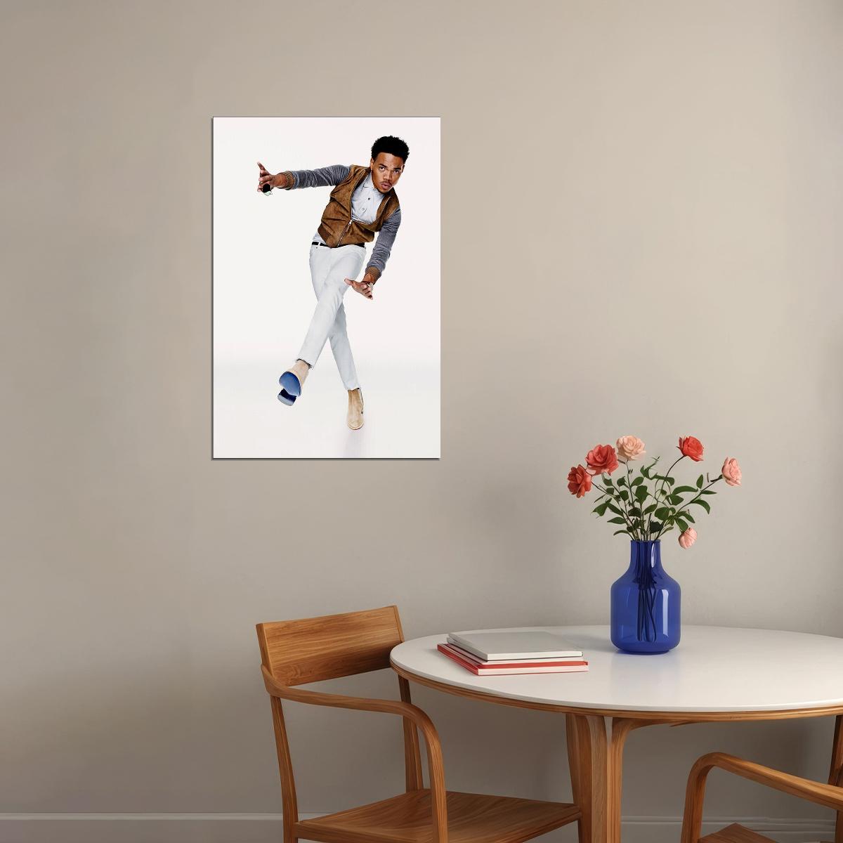 Chance The Rapper Famouse Music Songwriter Poster Wall Art Print Home Wall Decor - xonomax