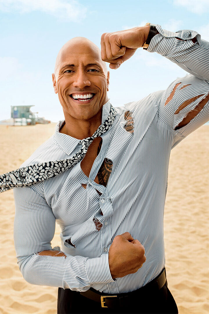 Dwayne Johnson The Rock Muscle Movie Actor Poster Wall Art Print Home Wall Decor - xonomax