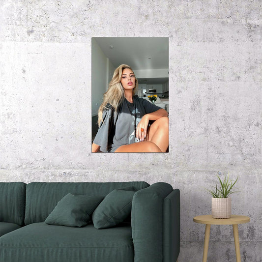 Alina Baraz Beauty Singer Music Star Picture Poster Wall Art Print Home Wall Decor - xonomax