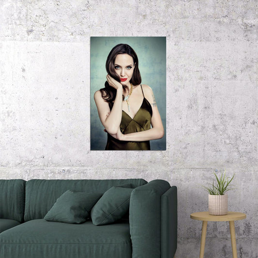 Angelina Jolie Sexy Actress Artist Producer Poster Wall Art Print Home Wall Decor - xonomax