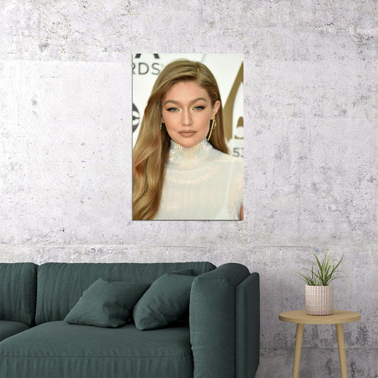 Gigi Hadid Sexy Model Girls Artist Fashion Poster Wall Art Print Home Wall Decor - xonomax