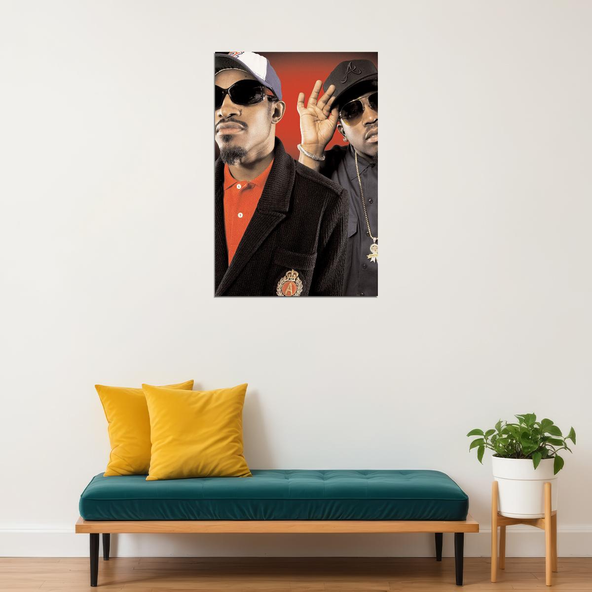 Outkast Hip Hop Rap Atliens Music Singer Poster Wall Art Print Home Wall Decor - xonomax
