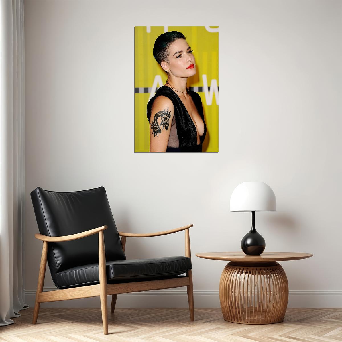 Halsey Beauty Music Album Badlands Star Singer Poster Wall Art Print Home Wall Decor - xonomax