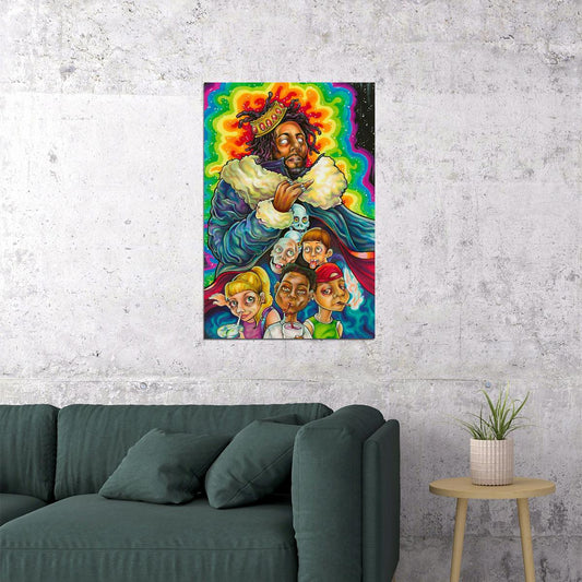 J Cole Kod Music Album Musician Poster Wall Art Print Home Wall Decor - xonomax