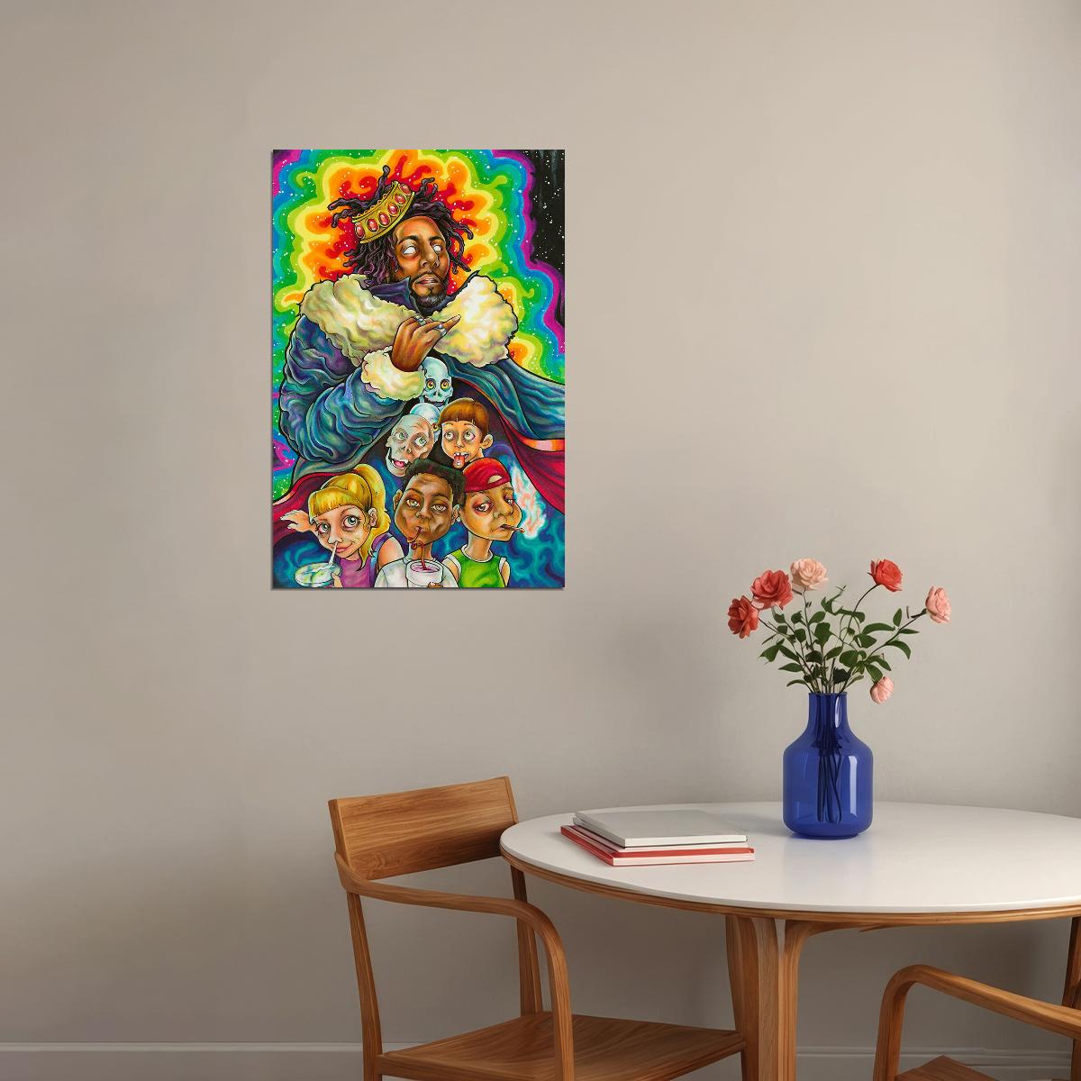 J Cole Kod Music Album Musician Poster Wall Art Print Home Wall Decor - xonomax