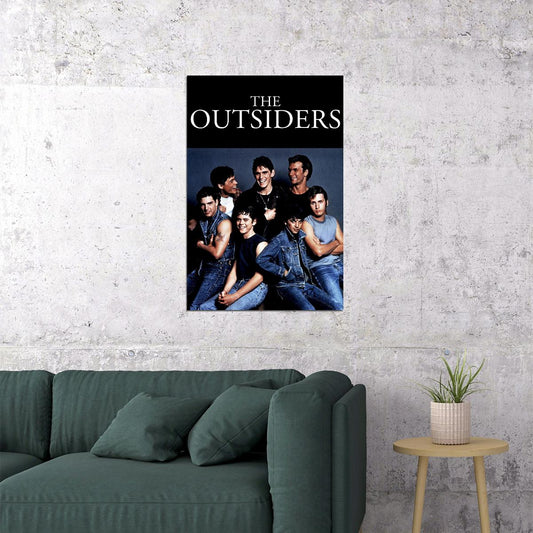 The Outsiders Movie Crime Dram Poster Wall Art Print Home Wall Decor - xonomax