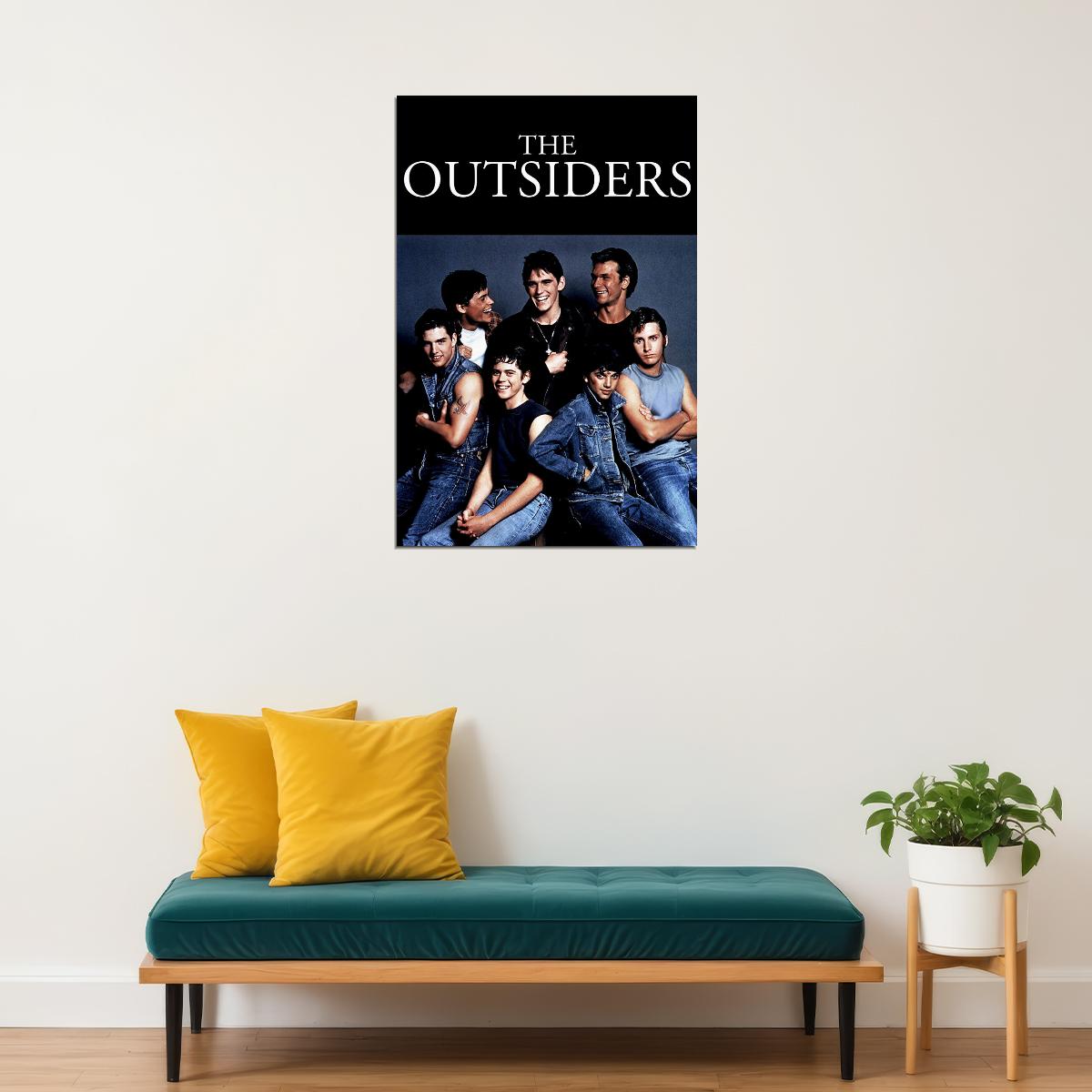 The Outsiders Movie Crime Dram Poster Wall Art Print Home Wall Decor - xonomax