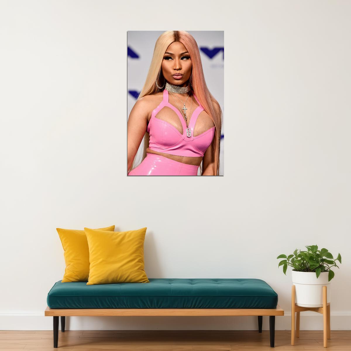 Nicki Minaj Anaconda Hip Hop Rap Star Sexy Model Icon Poster Wall Art Print Home Wall Decor - xonomax