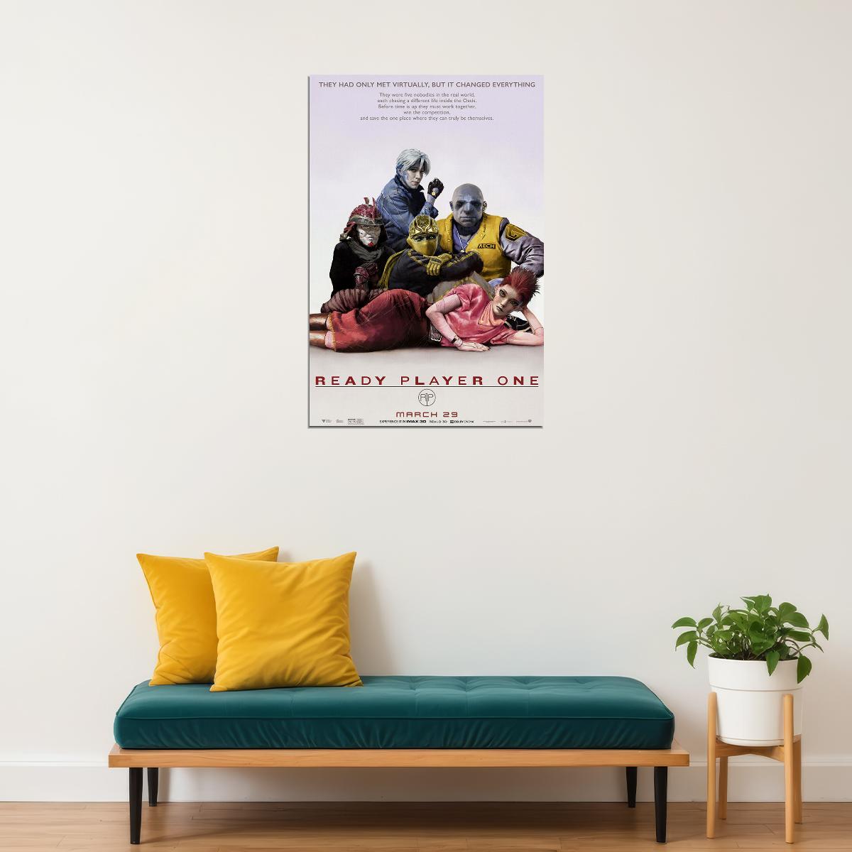 Ready Player One Movie Action Science Fiction Poster Wall Art Print Home Wall Decor - xonomax