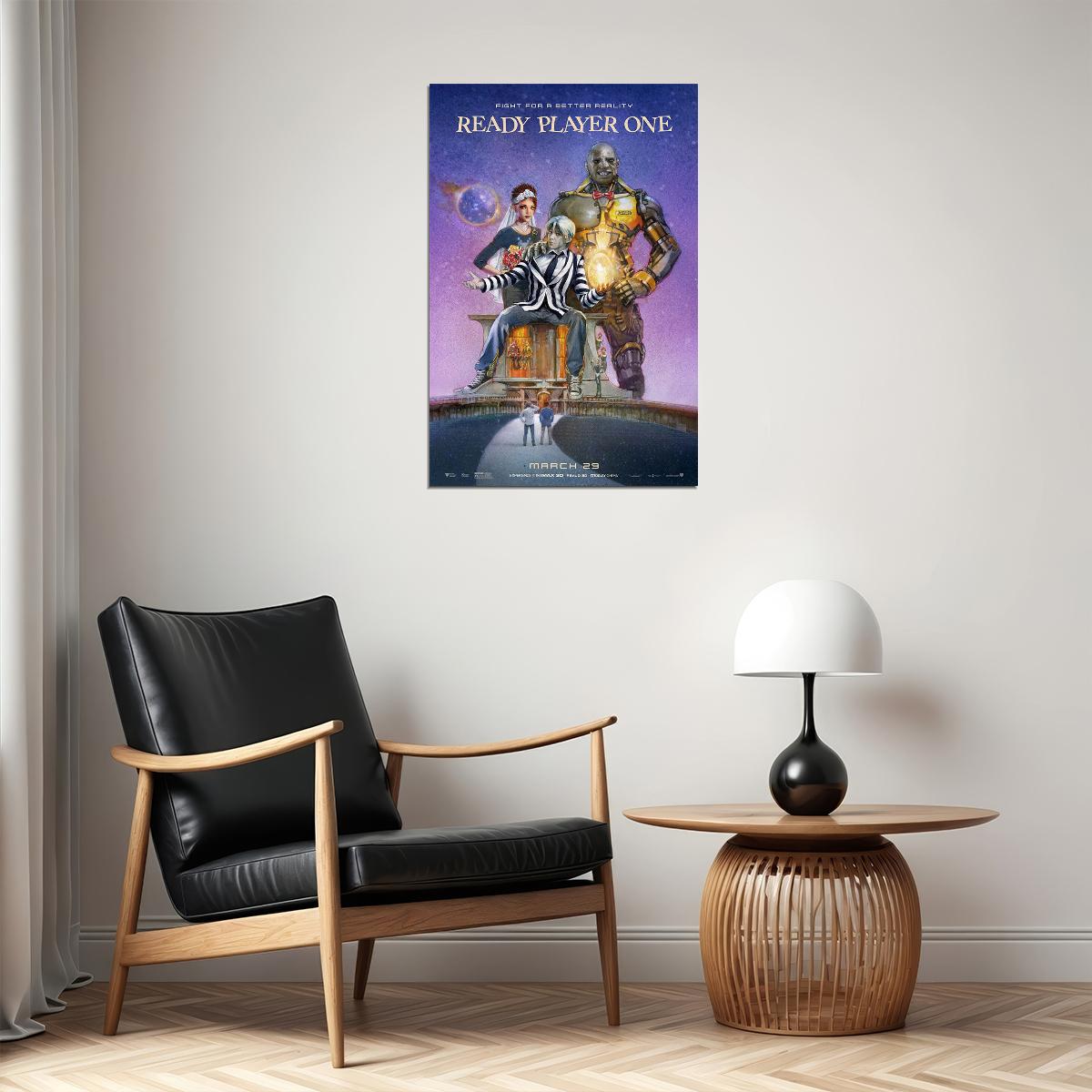Ready Player One Movie Science Fiction Action Poster Wall Art Print Home Wall Decor - xonomax