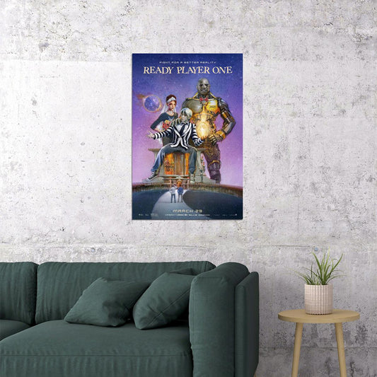 Ready Player One Movie Science Fiction Action Poster Wall Art Print Home Wall Decor - xonomax
