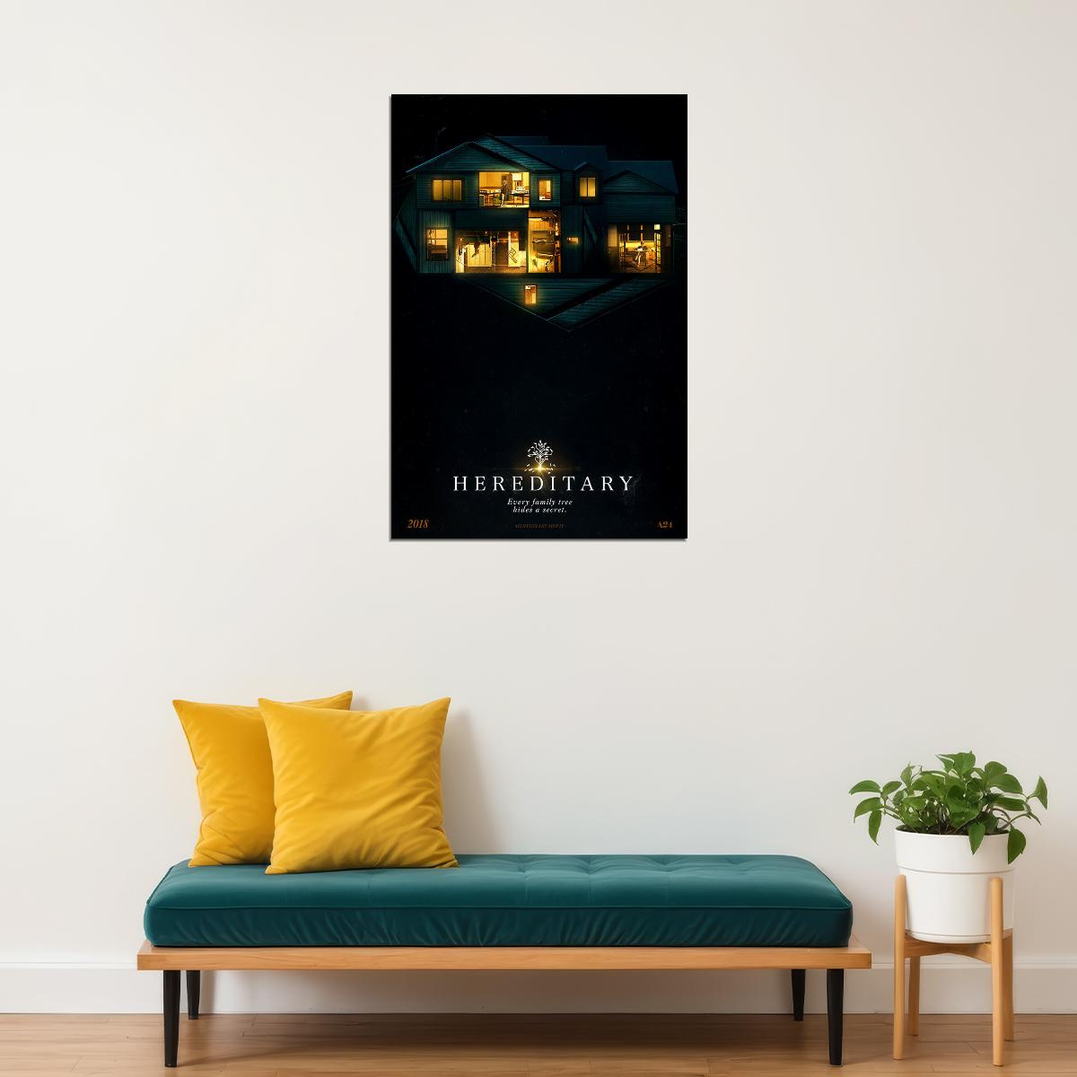 Hereditary Toni Collette Gabriel Byrne 2018 Horror Movie Poster Wall Art Print Home Wall Decor - xonomax