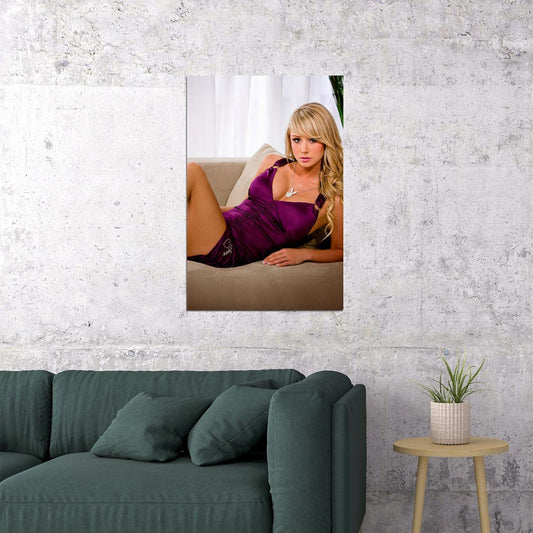 Sara Jean Underwood Movie Sexy Girl Poster Wall Art Print Home Wall Decor - xonomax