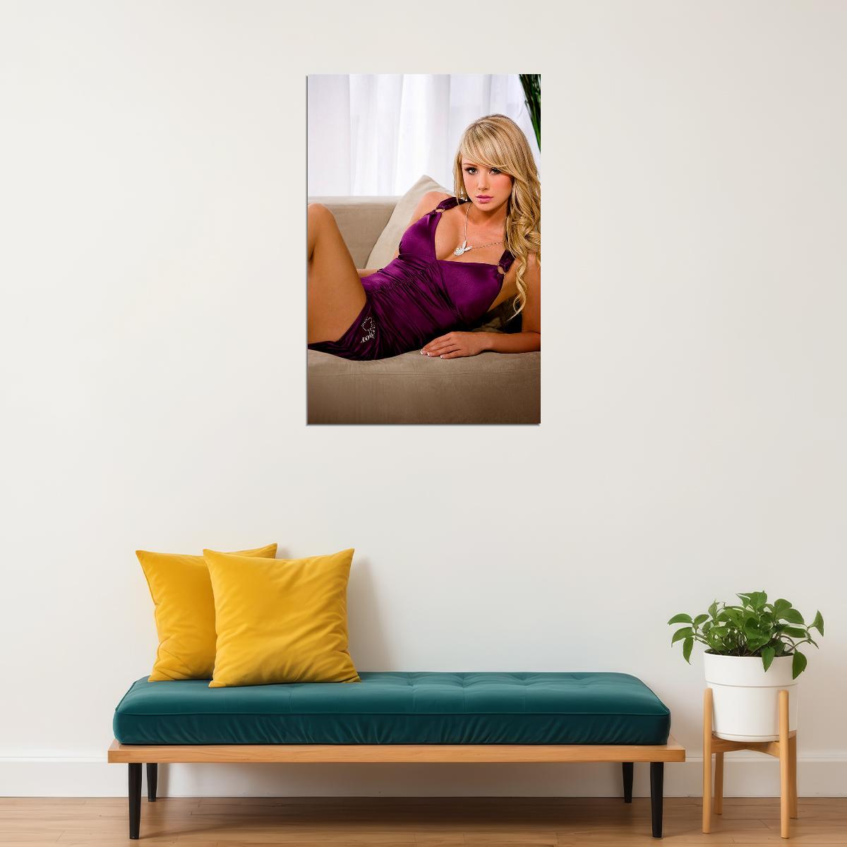 Sara Jean Underwood Movie Sexy Girl Poster Wall Art Print Home Wall Decor - xonomax