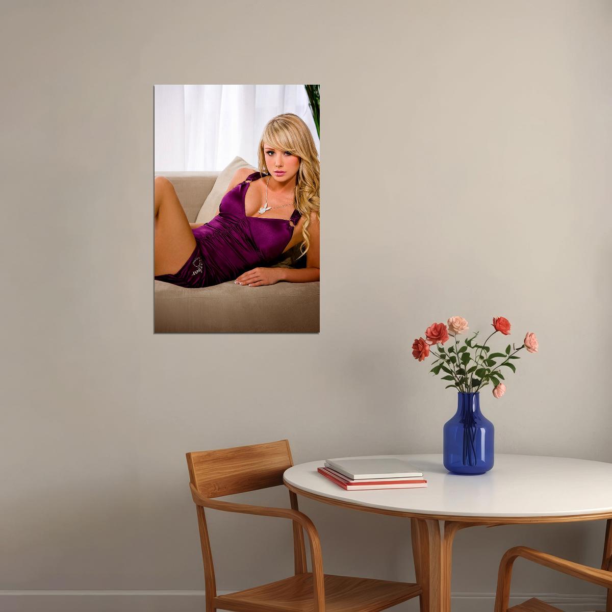 Sara Jean Underwood Movie Sexy Girl Poster Wall Art Print Home Wall Decor - xonomax