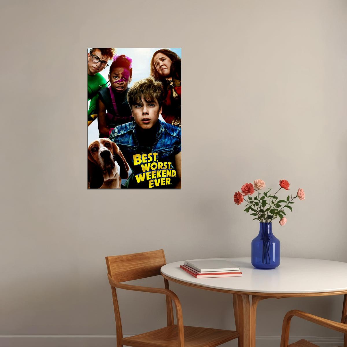 Best Worst Weekend Ever Tv Series Season 1 Comedy Poster Wall Art Print Home Wall Decor - xonomax