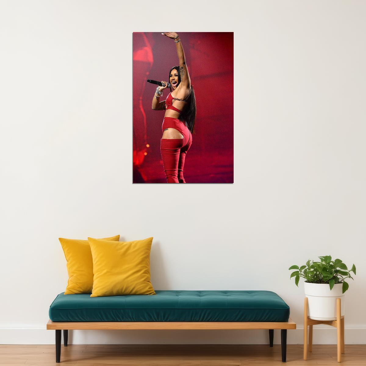 Cardi B Rap R&b Music Sexy Singer Rapper Artist Poster Wall Art Print Home Wall Decor - xonomax