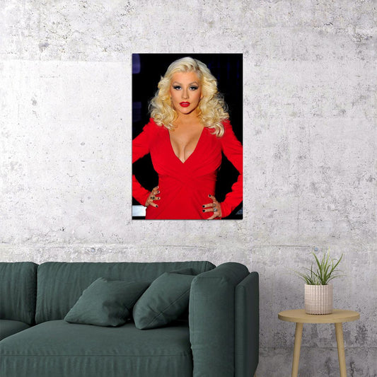 Christina Aguilera 2018 Songwriter Actor Producer Poster Wall Art Print Home Wall Decor - xonomax