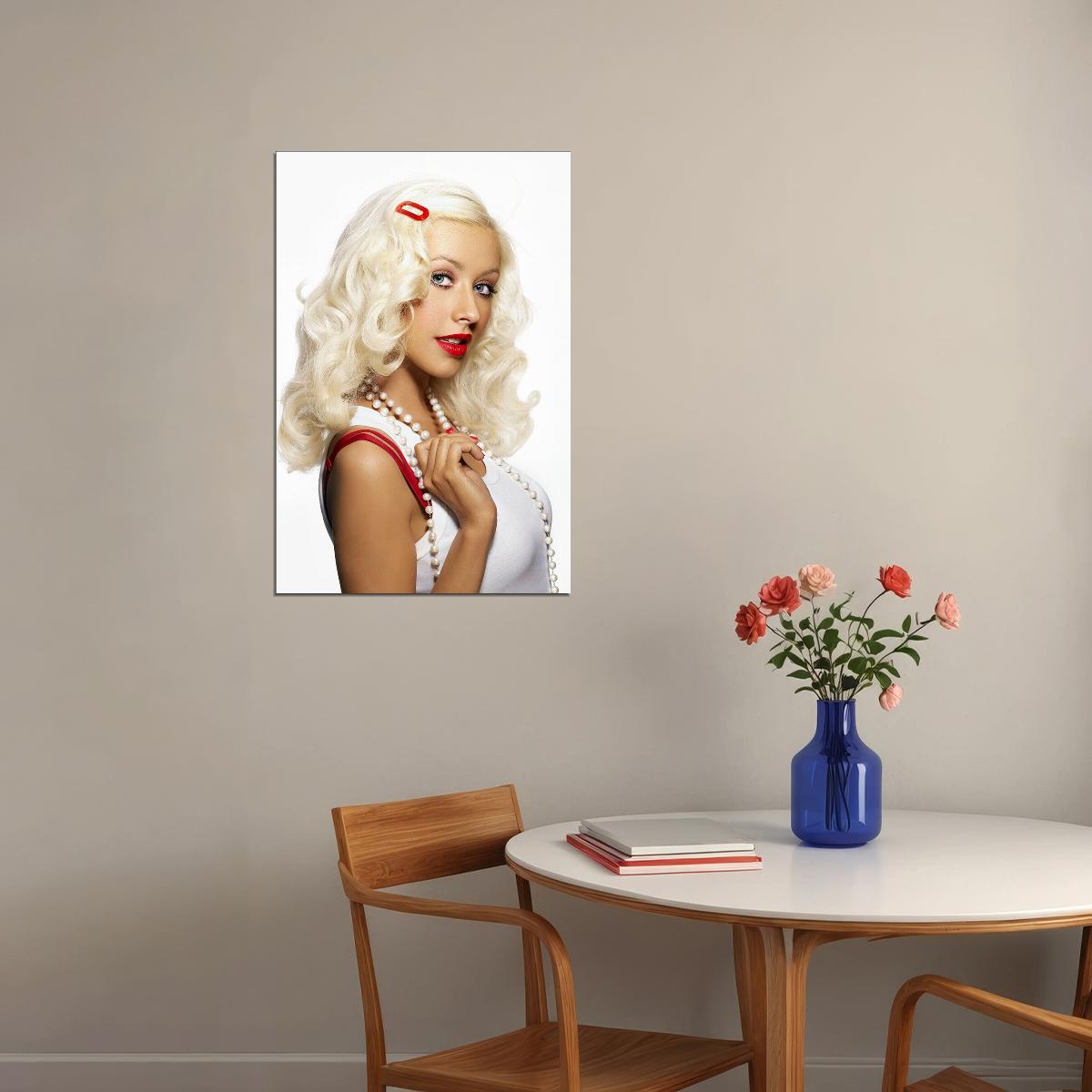 Christina Aguilera 2018 Producer Songwriter Actor Poster Wall Art Print Home Wall Decor - xonomax