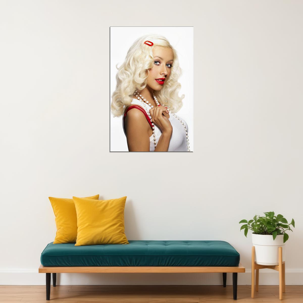 Christina Aguilera 2018 Producer Songwriter Actor Poster Wall Art Print Home Wall Decor - xonomax