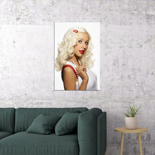 Christina Aguilera 2018 Producer Songwriter Actor Poster Wall Art Print Home Wall Decor - xonomax