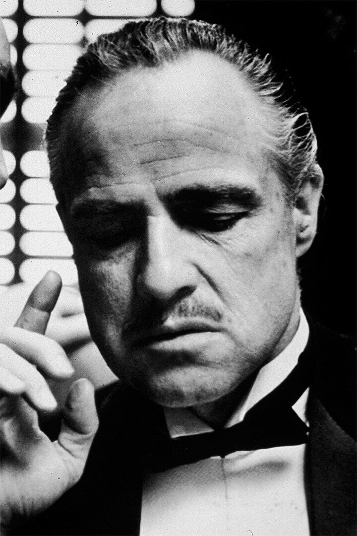 The Godfather Marlon Brando Al Pacino Classic Movie Crime Poster Wall Art Print Home Wall Decor - xonomax