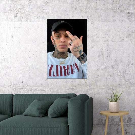 Lil Skies Rap Hip Hop Music Star American Singer Singer Poster Wall Art Print Home Wall Decor - xonomax
