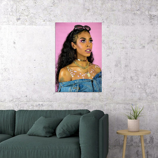 Rico Nasty Rapper Music Star Hip Hop Rap Singer Poster Wall Art Print Home Wall Decor - xonomax