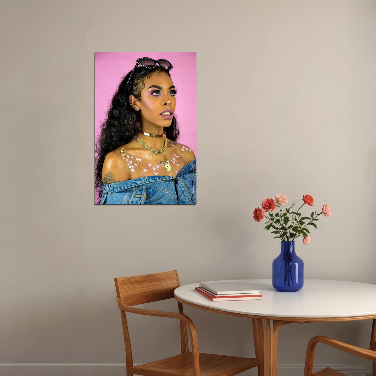 Rico Nasty Rapper Music Star Hip Hop Rap Singer Poster Wall Art Print Home Wall Decor - xonomax