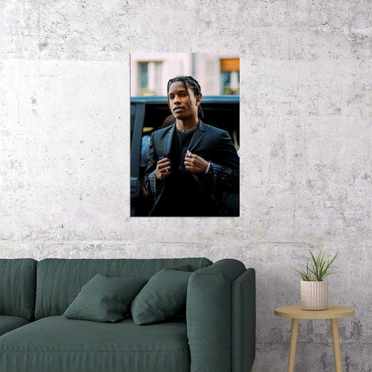 Asap Rocky Rap Music Singer Rapper Star Fashion Model Poster Wall Art Print Home Wall Decor - xonomax